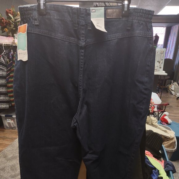 lee elastic waist jeans